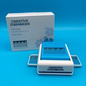 Creative Memories Fringe Decorative Border Punch Like New With Box